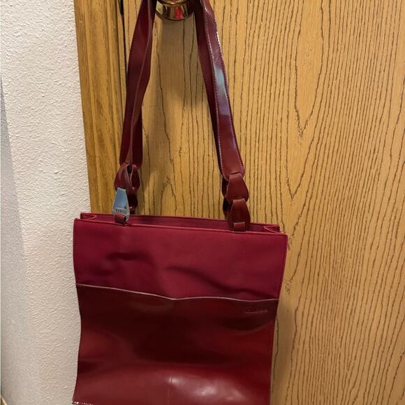 Guess Handbags - Guess Burgundy Shoulder Bag